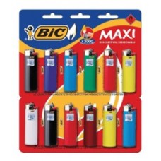 ENCENDEDORES MAX BIC X 12